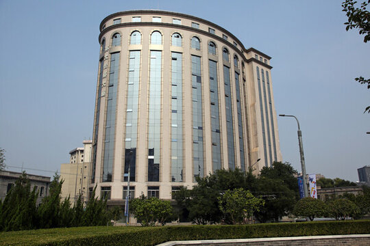 北京明城墻遺址公園旁的寫字樓