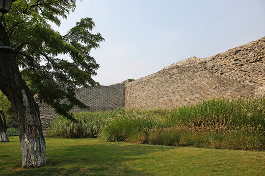 北京明城墻遺址古城墻