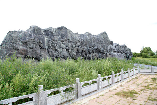 元上都遺址忽必烈雕塑
