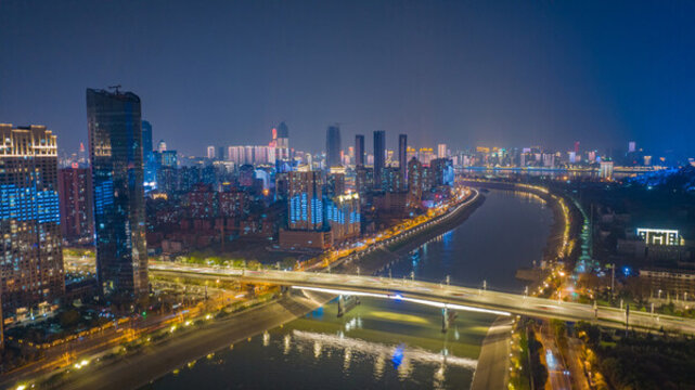 武漢漢江夜景