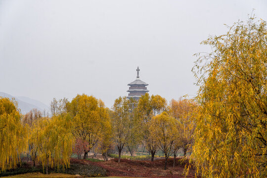 北京懷柔雁棲湖秋色