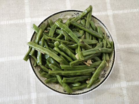 清炒四季豆