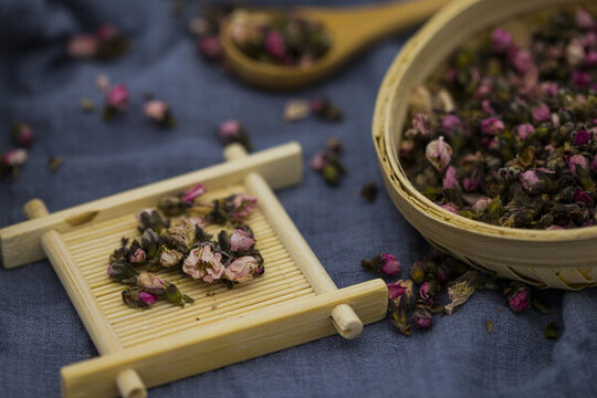桃花茶飲