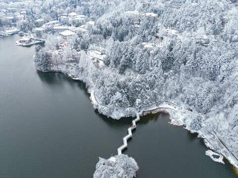 江西廬山風景區(qū)雪景風光
