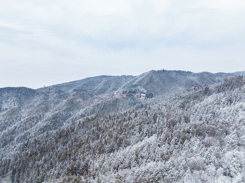 江西廬山風(fēng)景區(qū)雪景風(fēng)光