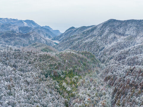 江西廬山風景區(qū)雪景風光