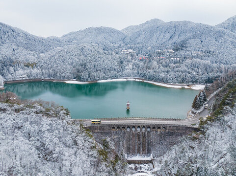 江西廬山風(fēng)景區(qū)雪景風(fēng)光