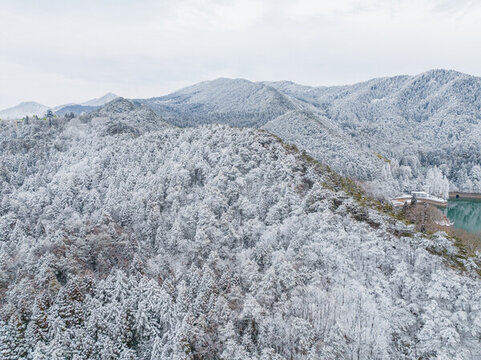 江西廬山風景區(qū)雪景風光