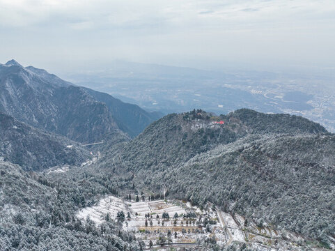 江西廬山風(fēng)景區(qū)雪景風(fēng)光