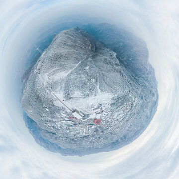 江西廬山風(fēng)景區(qū)雪景風(fēng)光