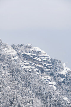 江西廬山風(fēng)景區(qū)雪景風(fēng)光
