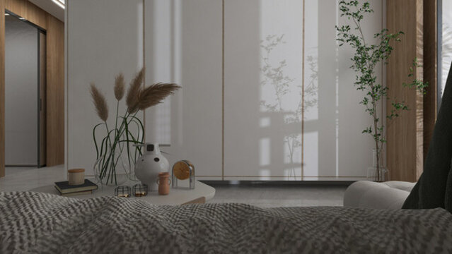 客廳的植物光影效果圖