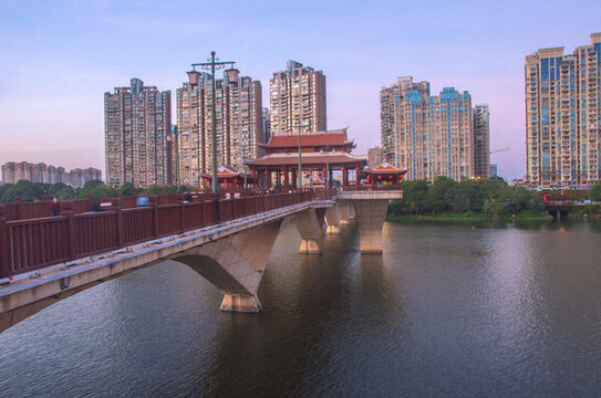 漳州江濱建筑景觀
