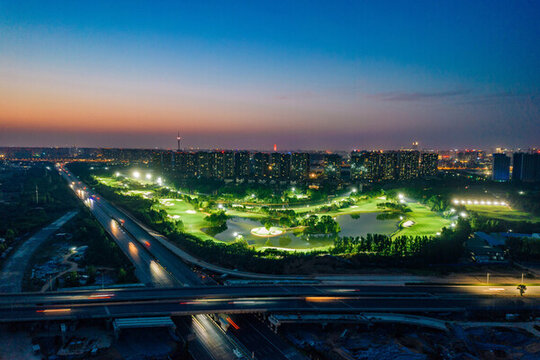 鄭州城市夜景