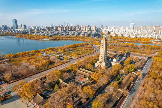 銀川海寶公園秋日風(fēng)光