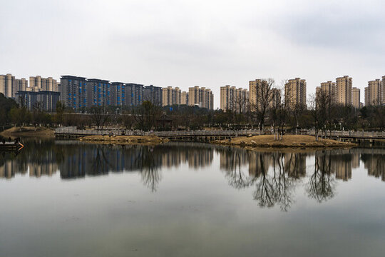 秋天公園風(fēng)景