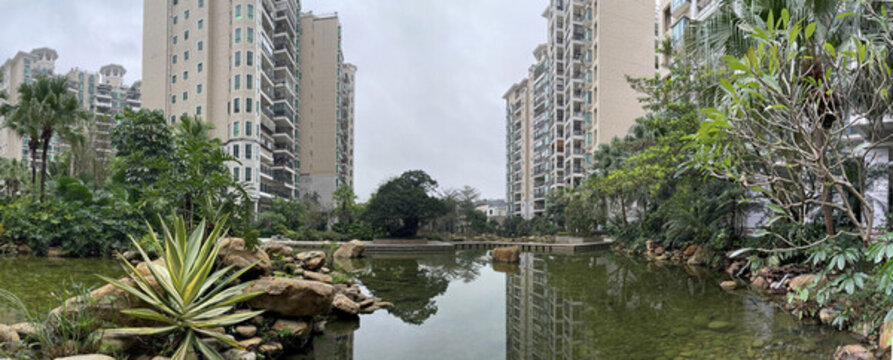 豪華小區(qū)實(shí)景全景高清商用大圖