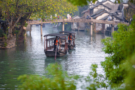 烏鎮(zhèn)烏蓬船