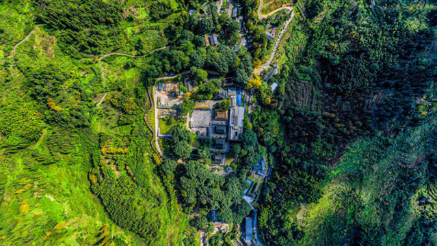 云峰山景區(qū)全景航拍
