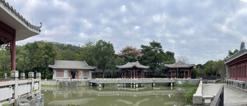 水榭長(zhǎng)廊曲橋造型設(shè)計(jì)布局