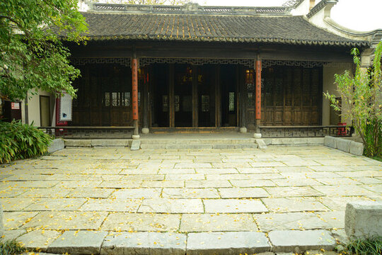 古代建筑院子