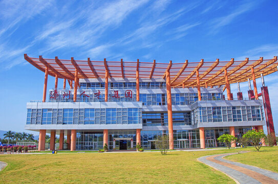 漳州規(guī)劃展示館建筑側(cè)影