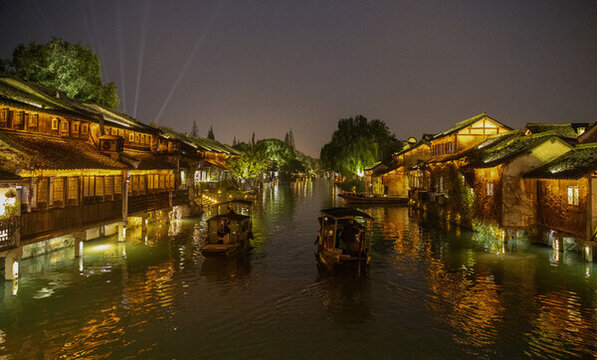 江南古鎮(zhèn)夜景
