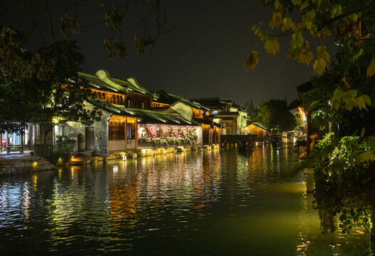 古鎮(zhèn)烏鎮(zhèn)夜景