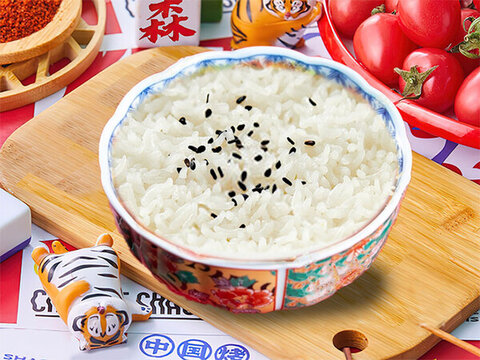 小碗菜米飯