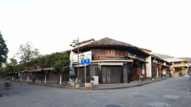 大理市劍川縣劍川古城十字路口