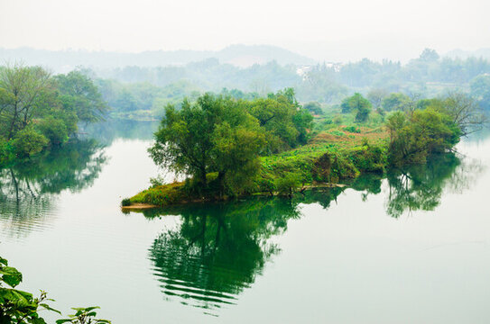 婺源月亮灣遠(yuǎn)景