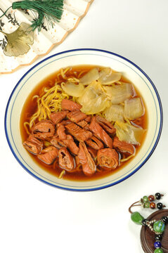 咸菜肥腸面