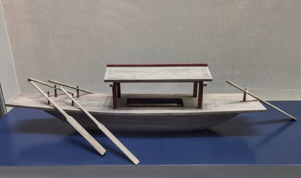西漢木船模型