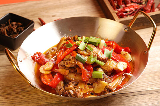 燒辣椒豬頭肉