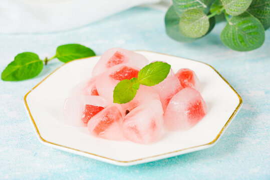 夏至冰塊水果