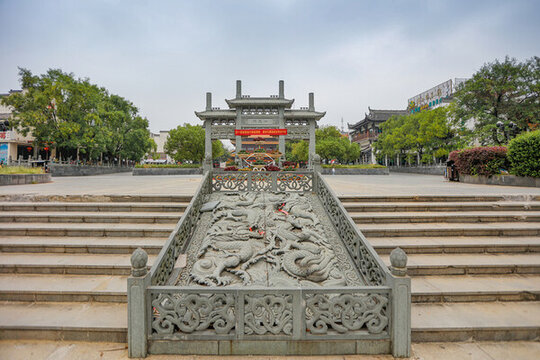 蕪湖廣濟寺一天門石雕