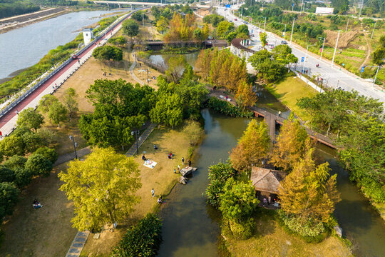 廣西蒙山濕地公園冬季風(fēng)景