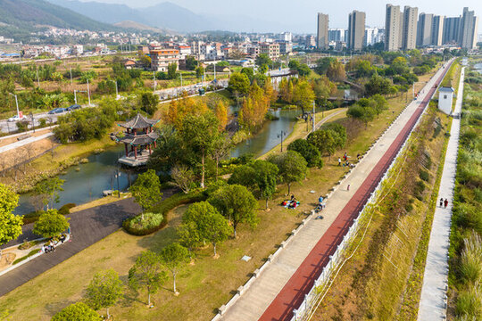廣西蒙山濕地公園冬季風(fēng)景