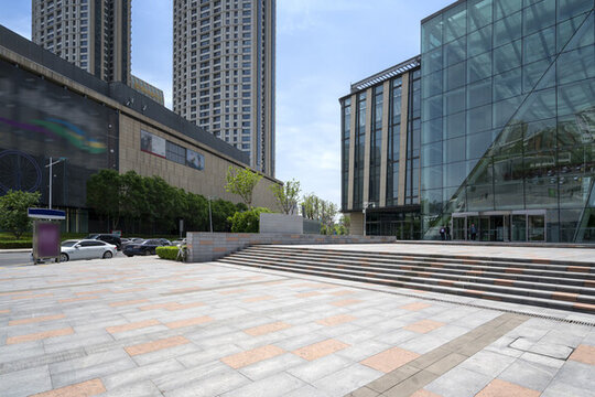 金融區(qū)現(xiàn)代建筑局部景觀街景