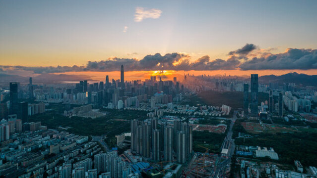 深圳晚霞