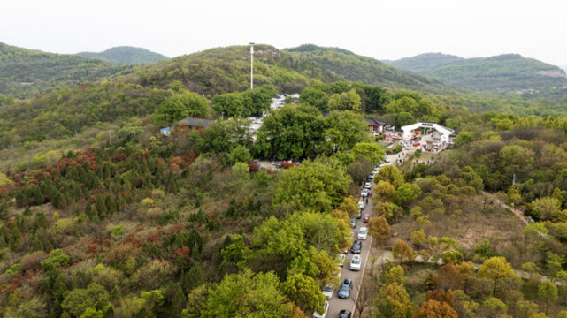 航拍八公山國家地質公園