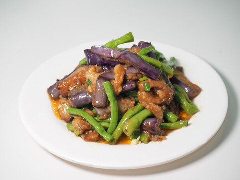 魚香豆角燒茄子