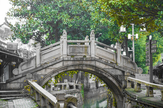 古鎮(zhèn)石拱橋