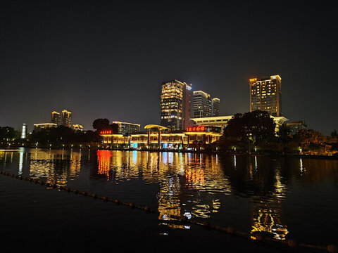 千燈湖公園夜景