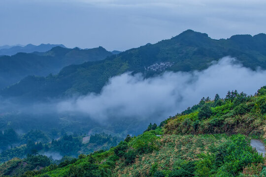 歙縣石潭晨曦