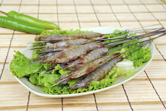 鮮蝦串