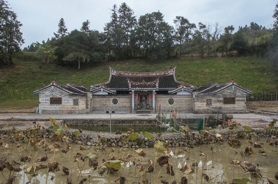 冬季家祠風(fēng)景