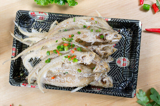 干炸銀魚