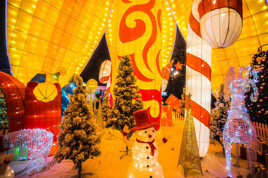冰雪圣誕燈會燈光展