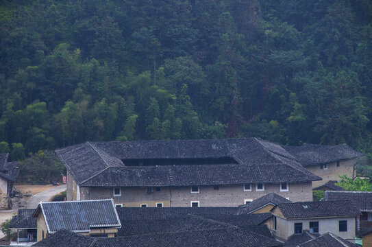 河坑永貴樓俯拍